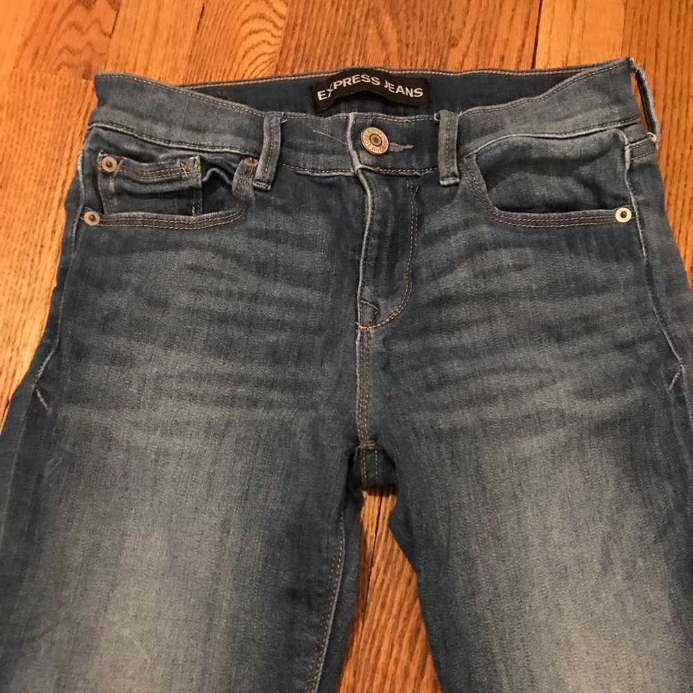 Express mid rise legging jeans